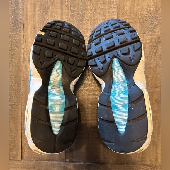 Nike Air Max 95 Recraft White Chlorine Blue CJ3906-102 Size 6.5y - Picture 8 of 10